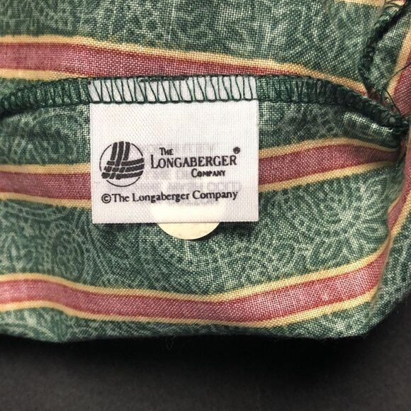 Longaberger R-1998 Winter Wishes Imperial Stripe liner - Picture 4 of 6
